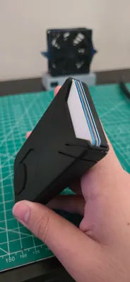 3D Baskı Minimal Kartlık Cüzdan | RFID'siz Mekanik Kart Cüzdanı | İnce ve Şık EDC Cüzdan