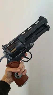 Hellboy Good Samaritan Revolver Prop Replica | 3D Baskı Koleksiyon ve Cosplay Modeli