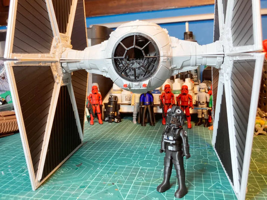 TIE Fighter Modeli | 3D Baskı Bilim Kurgu Uzay Gemisi Koleksiyon Maketi