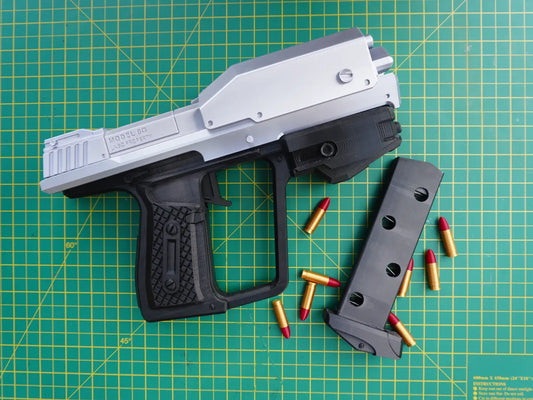 Halo Magnum Replika Cosplay Propu | Hareketli Parçalara Sahip 3D Baskı Koleksiyon Modeli