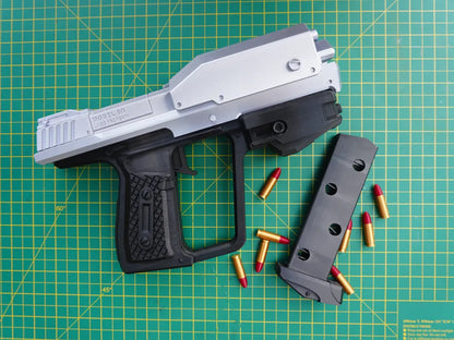 Halo Magnum Replika Cosplay Propu | Hareketli Parçalara Sahip 3D Baskı Koleksiyon Modeli
