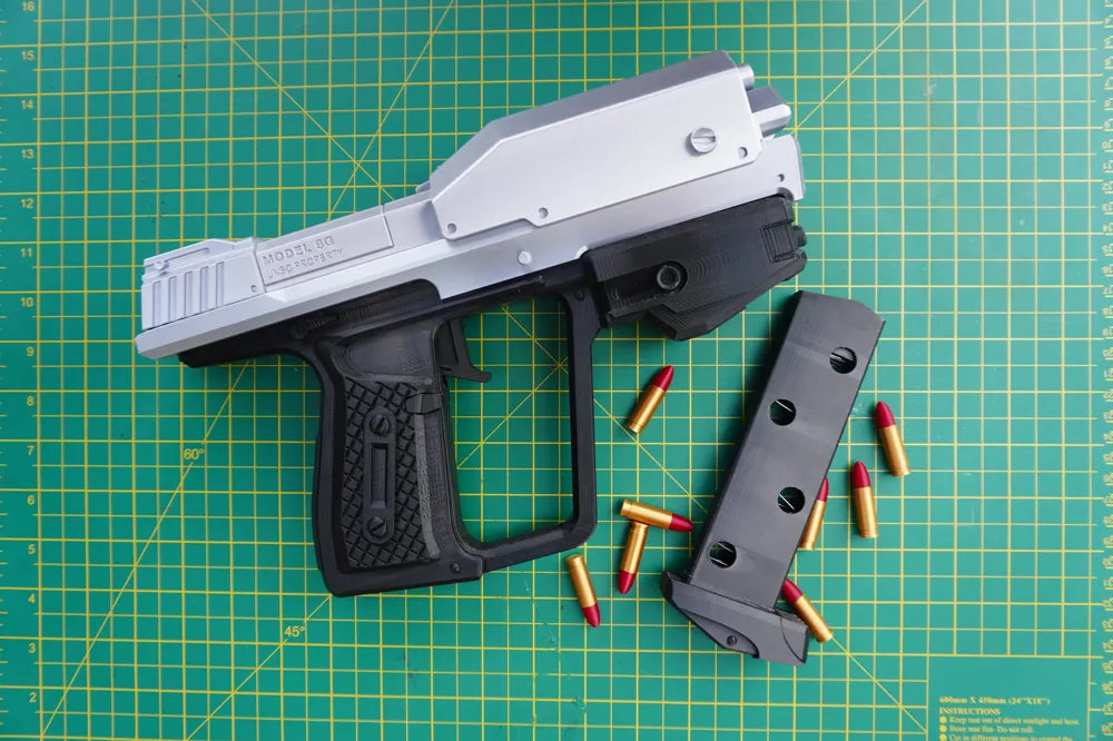 Halo Magnum Replika Cosplay Propu | Hareketli Parçalara Sahip 3D Baskı Koleksiyon Modeli