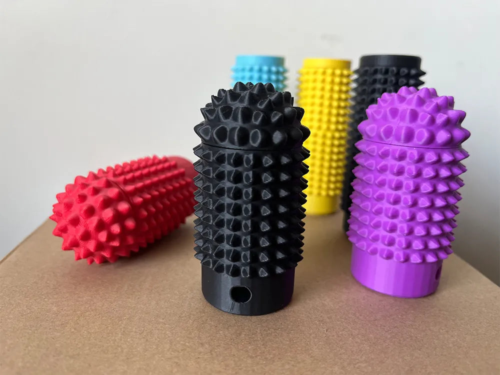 Little Ouchies Dikenli Fidget Anahtarlık - 3D Baskı Dokunsal Stres Oyuncağı