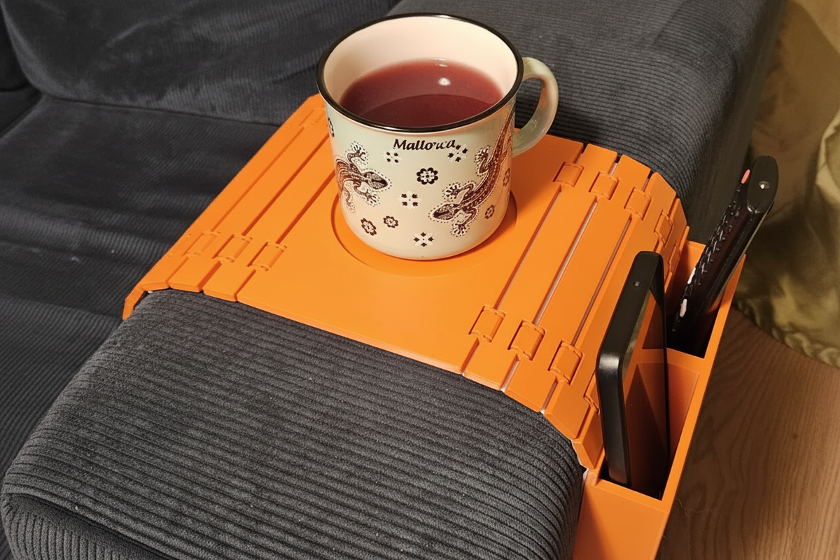 Multifunctional Sofa Armrest Organizer – Çok Fonksiyonlu Koltuk Kolçağı Organizer