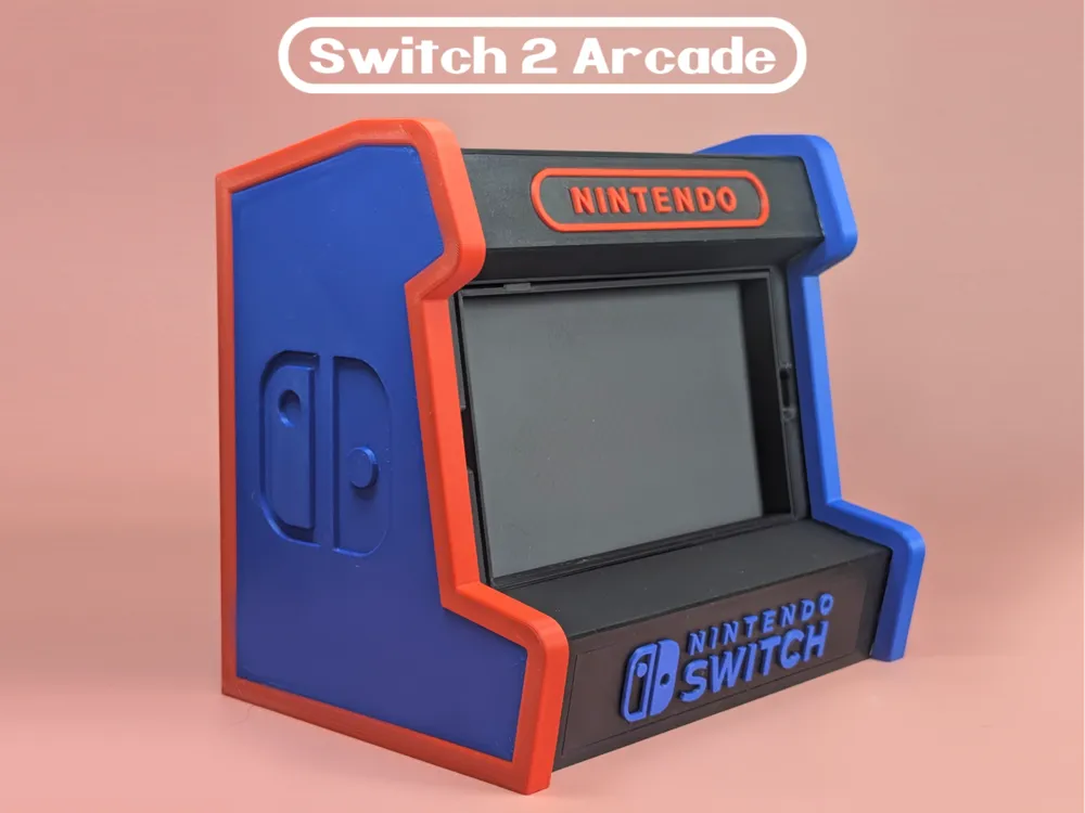 Nintendo Switch 2 Retro Arcade Kabini – Depolama Alanlı Masaüstü Konsol Standı