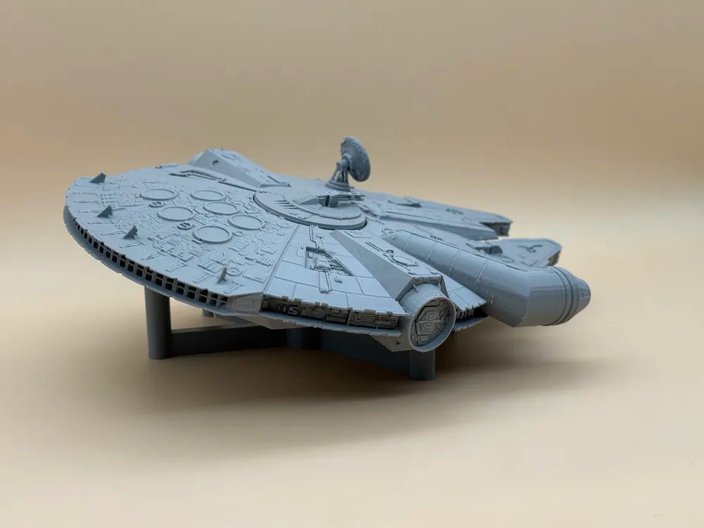 Millennium Falcon Esintili Uzay Gemisi | Hareketli 3D Baskı Koleksiyon Modeli