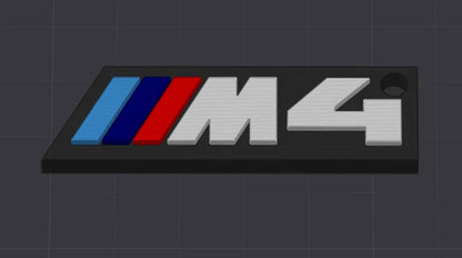 BMW M4 Logo Anahtarlık – BMW M Serisi Metalik Görünümlü Şık Anahtarlık (2 adet)