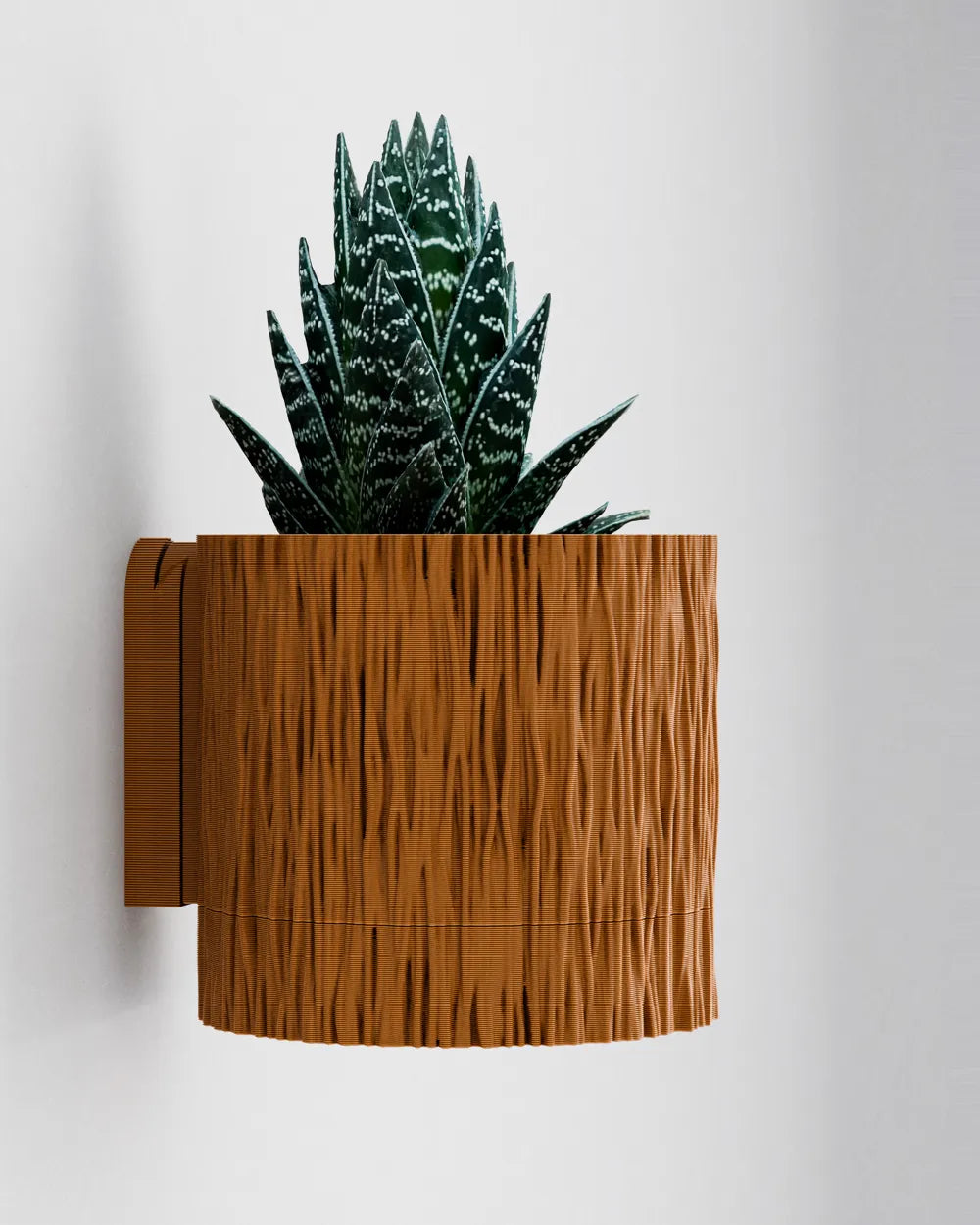 Trä Duvar Saksısı | Gizli Damlama Tepsili Modern Duvar Saksısı