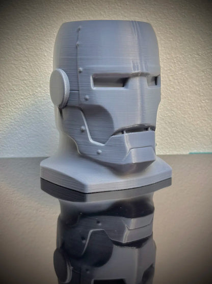 Iron Man Mark I Kaskı Saksı | 3D Baskı Dekoratif Bitki ve Masaüstü Düzenleyici
