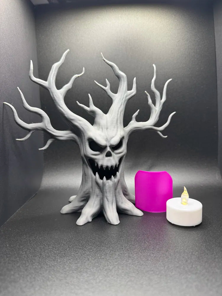 Glowing Spooky Tree – Işıklı Korku Temalı Dekoratif Ağaç