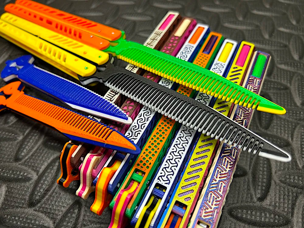 Balisong Tarak – Katlanabilir Kelebek Tarak (Butterfly Comb)