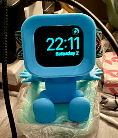 Apple Watch Mini Robot Charger – Sevimli Robot Tasarımlı Apple Watch Şarj Standı