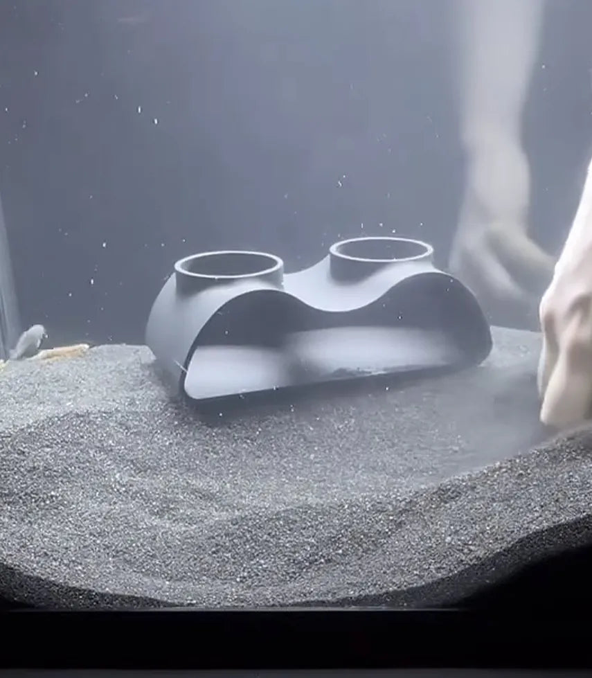 Modern Akvaryum Mağarası | Çift Odalı 3D Baskı Balık Saklanma Alanı