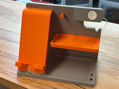 BedSide Organizer Standard – Apple Watch & Samsung Watch Uyumlu Çok Amaçlı Komodin ve Masa Düzenleyici