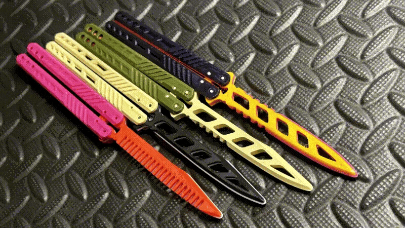 Balisong Tarak – Katlanabilir Kelebek Tarak (Butterfly Comb)