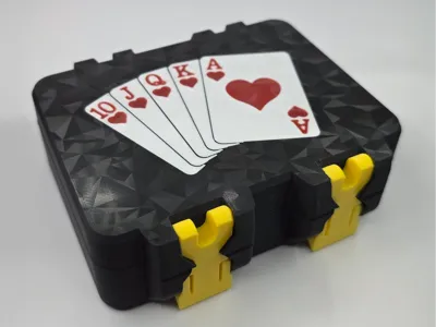 Uno Kart Kutusu – SnapLock | 3D Baskı Kilitli Kart Saklama Kutusu