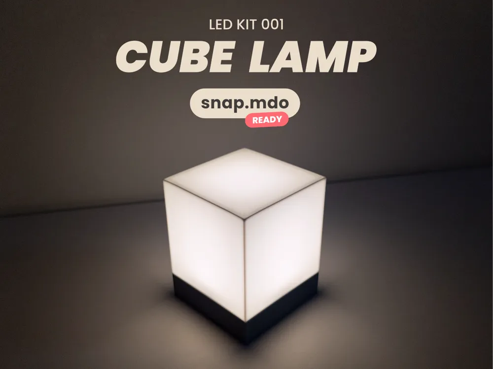 Cube Lamp – Modern Küp Tasarımlı Dekoratif LED Lamba
