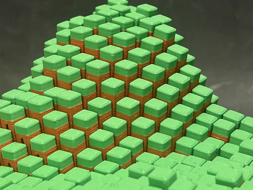 Çim Zemin Flexigrid | Hareketli Voxel Fidget Oyuncak