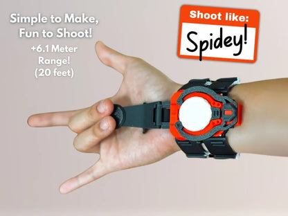 Spidey Disc Launcher MK-I | Bileğe Takılan 3D Baskı Disk Fırlatıcı Modeli