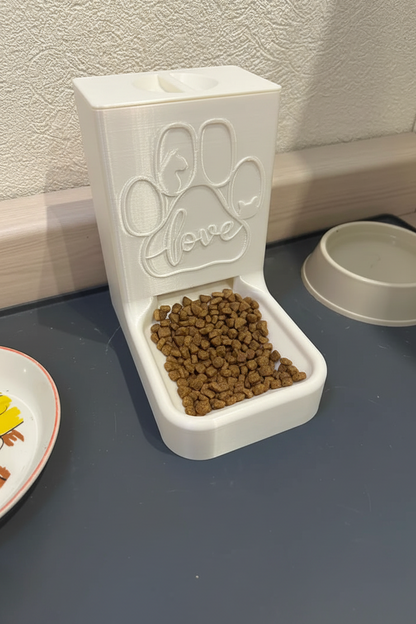 Otomatik Kedi Mama Dispenseri – Yerçekimi Destekli Kuru Mama Besleyici