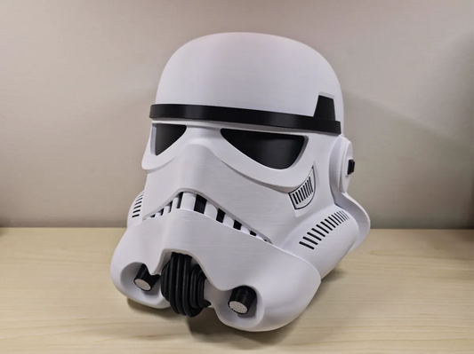 Stormtrooper Kaskı (Tek Parça) | 3D Baskı Koleksiyon ve Dekoratif Kask Modeli