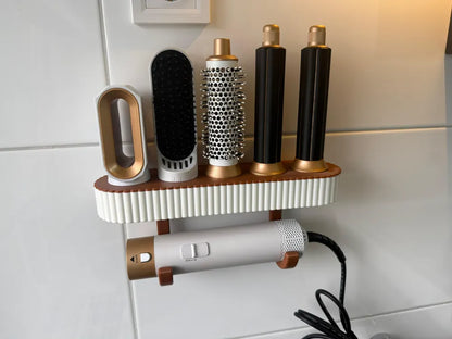 Dyson Uyumlu Saç Kurutma Makinesi ve Aksesuar Tutucu - Banyo Düzenleyici