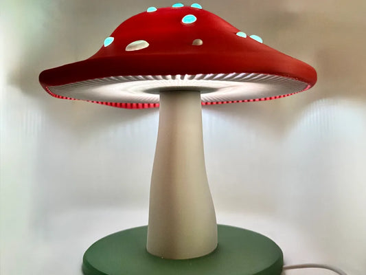 Mushroom Lamp – Dekoratif Mantar Masa Lambası | Modern, Sıcak ve Büyüleyici Ambiyans Aydınlatması
