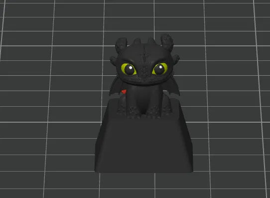Night Fury Keycap – Dragon | Gece Öfkesi Ejderha Klavye Tuşu