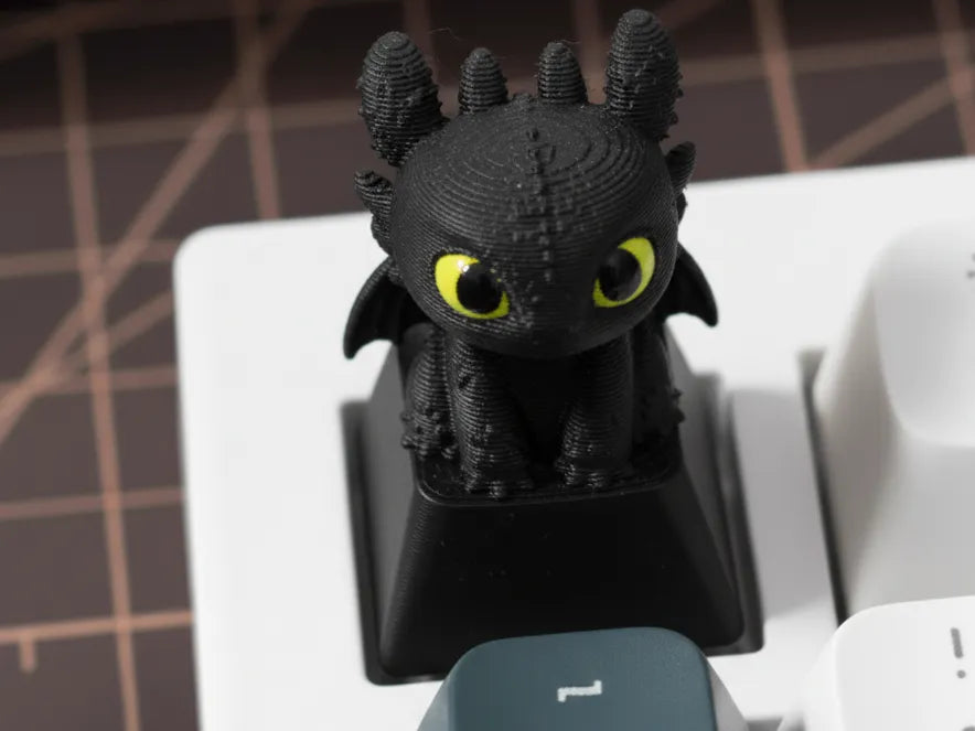 Night Fury Keycap – Dragon | Gece Öfkesi Ejderha Klavye Tuşu