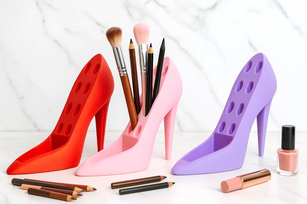High Heel Organizer – Güzellik ve Makyaj Malzemeleri Düzenleyici