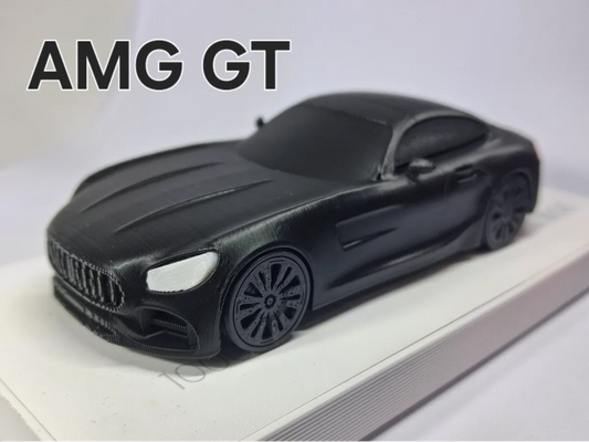 Büyük Boy AMG GT Model Kiti | 1:43 Ölçekli 3D Baskı Spor Otomobil Maketi