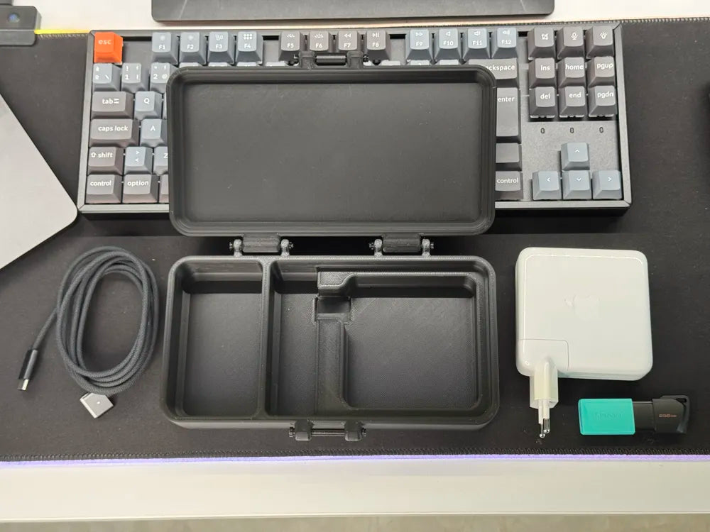 Apple 96W Şarj Adaptörü Seyahat Düzenleyicisi – MacBook Şarj Kutusu