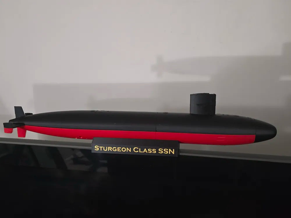 1:180 Ölçek Sturgeon Sınıfı Denizaltı Maketi – 3D Baskı Koleksiyon Modeli