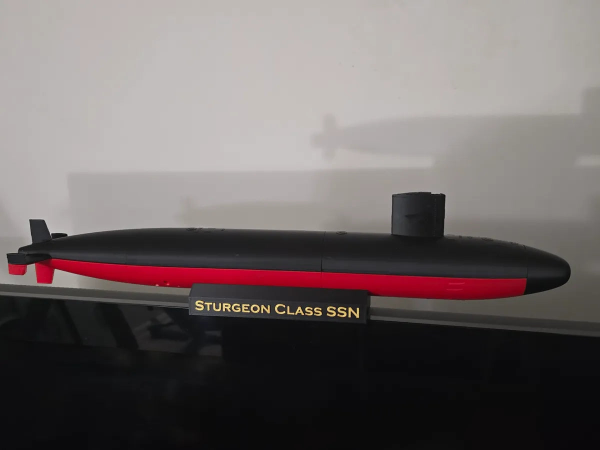 1:180 Ölçek Sturgeon Sınıfı Denizaltı Maketi – 3D Baskı Koleksiyon Modeli