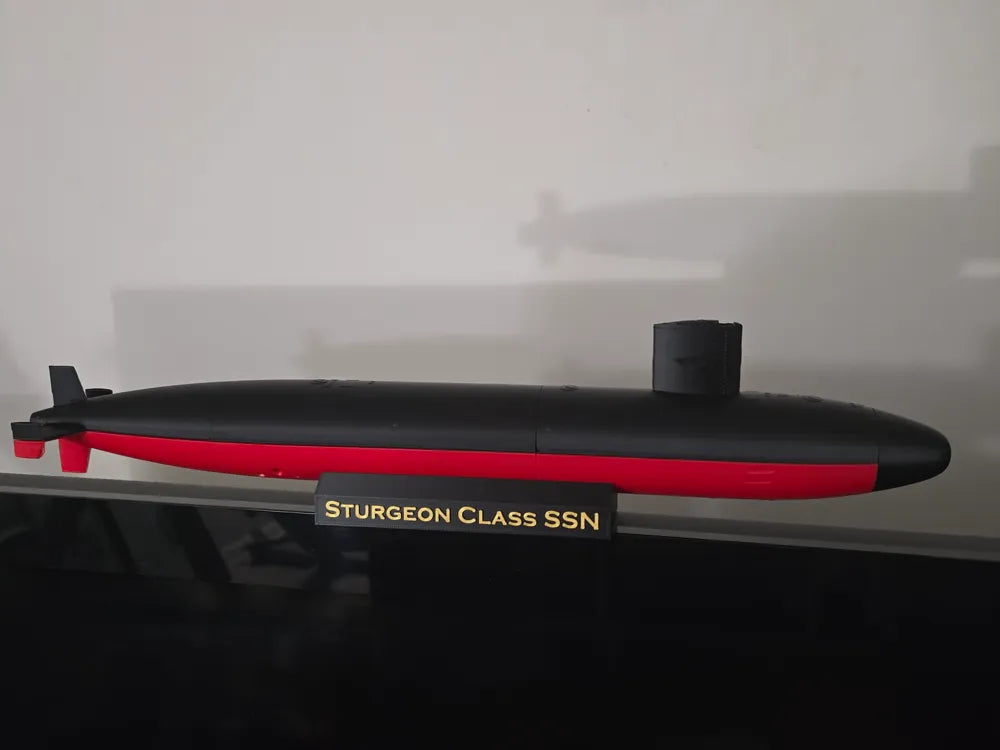 1:180 Ölçek Sturgeon Sınıfı Denizaltı Maketi – 3D Baskı Koleksiyon Modeli