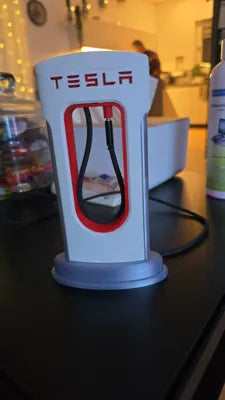 Tesla Supercharger V3 USB-C Telefon Şarj Standı – Masaüstü Şarj İstasyonu