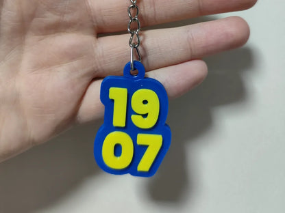 Fenerbahçe 1907 Anahtarlık – 3D Baskı Taraftar Anahtarlığı