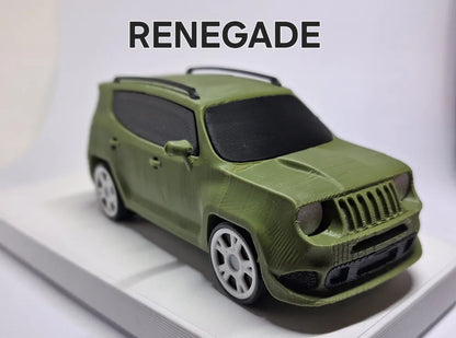 Büyük Boy Renegade SUV Model Kiti | 1:43 Ölçekli 3D Baskı SUV Maketi