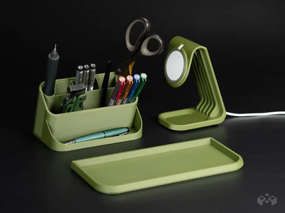 Modüler Masaüstü Düzenleyici Sistemi – MagSafe Telefon Standlı Organizer