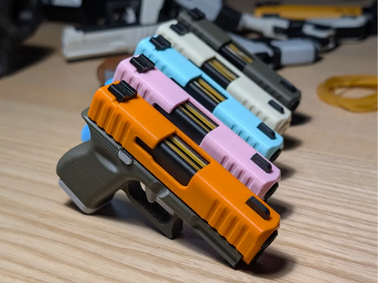 3D Baskı Sürgü Mekanizmalı Fidget Anahtarlık | Hareketli Mini EDC Oyuncak | Stres Giderici Masa Aksesuarı