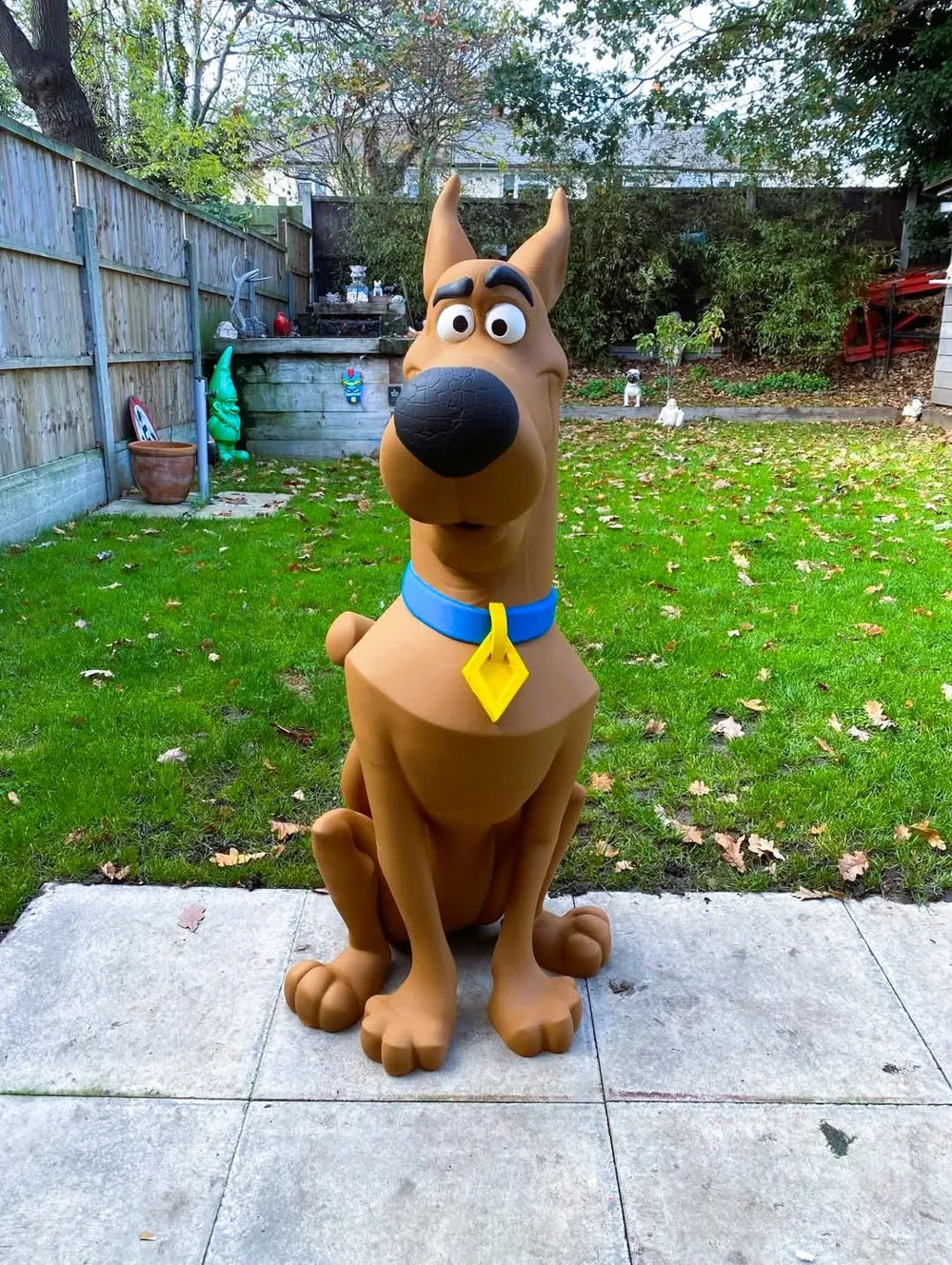 Gerçek Boyut Scooby-Doo 3D Model 1150mm | 29 Parts – 115 cm Scooby-Doo Dekoratif Figür