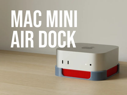 Mac Mini Air Dock – Koruyucu Havalandırmalı Masaüstü Standı