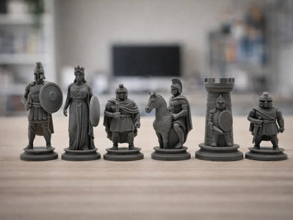 Spartan Satranç Takımı – 32 Parça Koleksiyonluk Satranç Seti