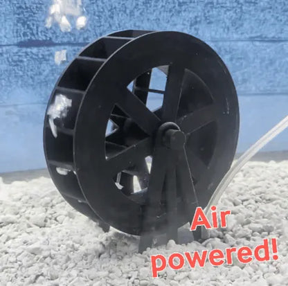 Hava Motorlu Akvaryum Su Çarkı | 3D Baskı Hareketli Akvaryum Dekoru