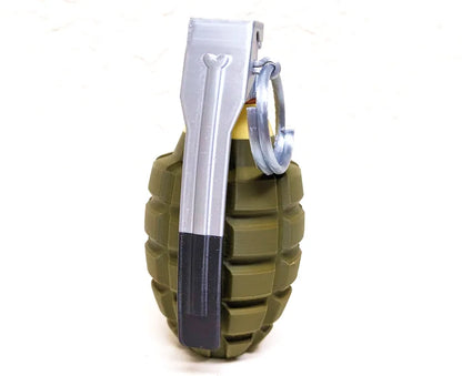 Efsanevi Mk2 "Ananas" El Bombası (Fırlayan Mandallı) - Gerçekçi 3D Baskı WWII Maketi