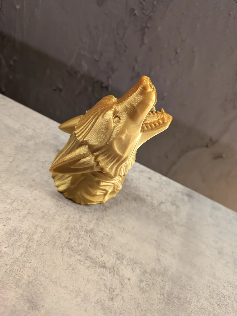Kurt Başlı Şişe Dökücü Kapak | Dekoratif 3D Baskı Şişe Aparatı
