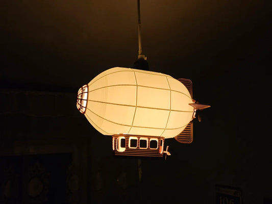 Airship Lamp Shade – Zeplin Tasarımlı Dekoratif Abajur ve Lamba Şapkası