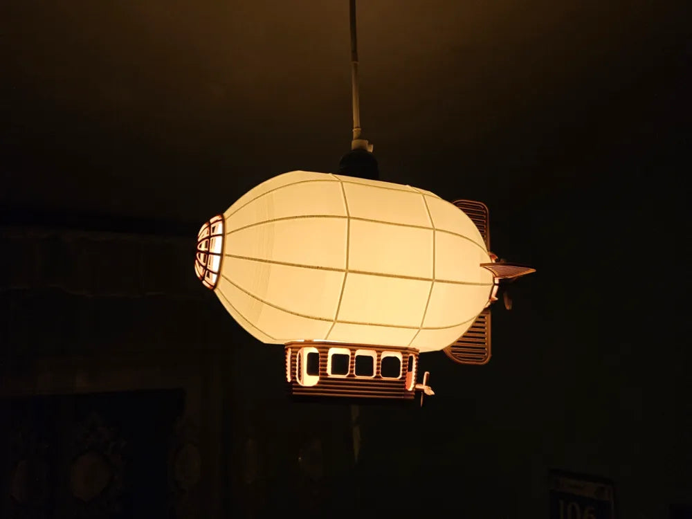 Airship Lamp Shade – Zeplin Tasarımlı Dekoratif Abajur ve Lamba Şapkası