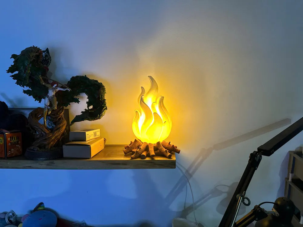 Sihirli Kamp Ateşi LED Masa Lambası