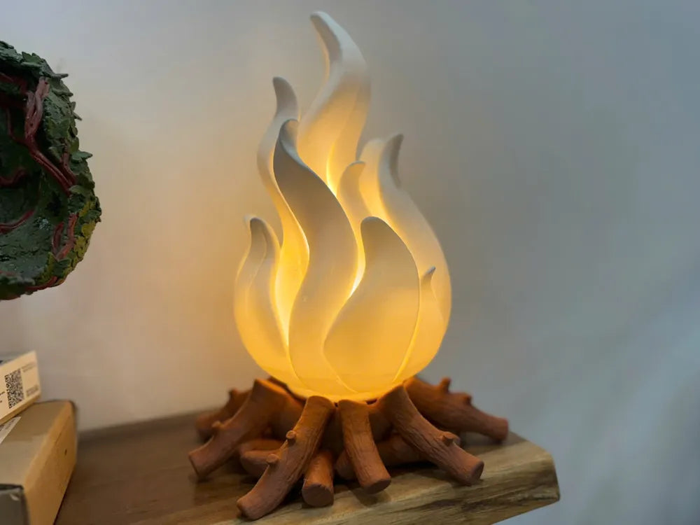 Sihirli Kamp Ateşi LED Masa Lambası